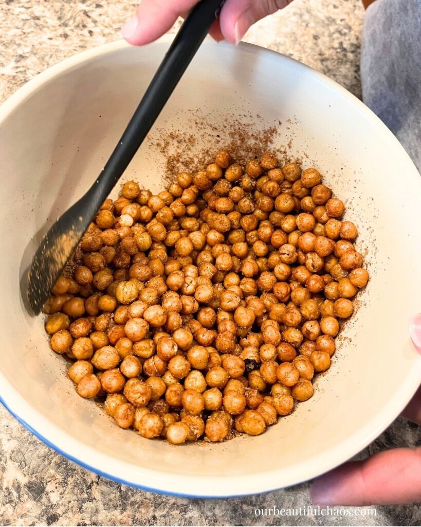 Cinnamon Sugar Air Fryer Chickpeas Recipe!