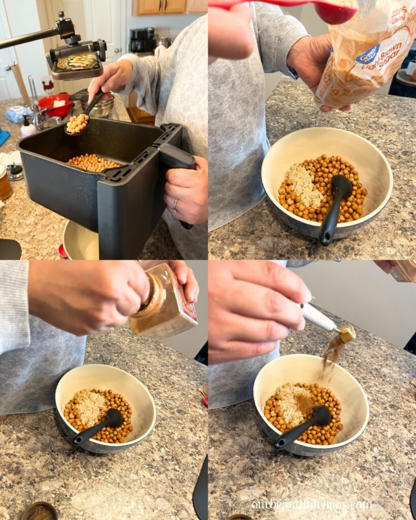 Cinnamon Sugar Air Fryer Chickpeas Recipe!