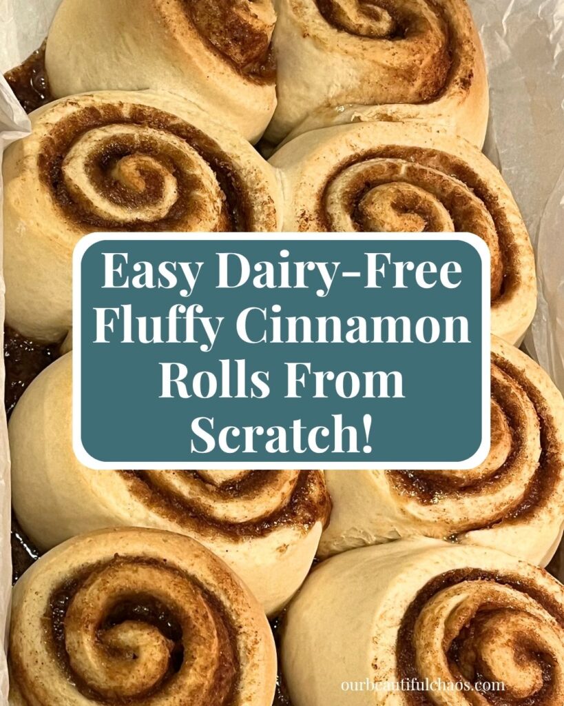 Easy Dairy-Free Fluffy Cinnamon Rolls From Scratch!
