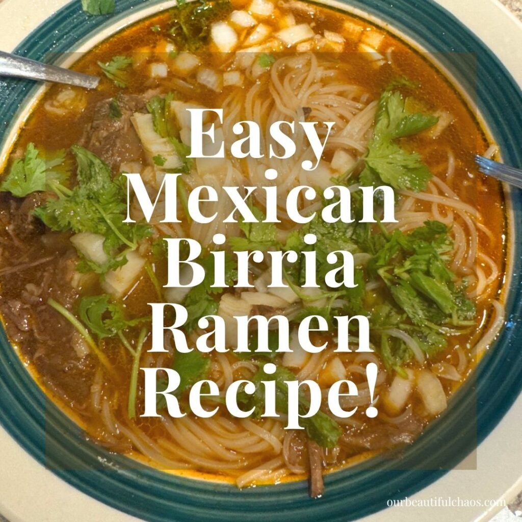 Easy Mexican Birria Ramen Recipe!
