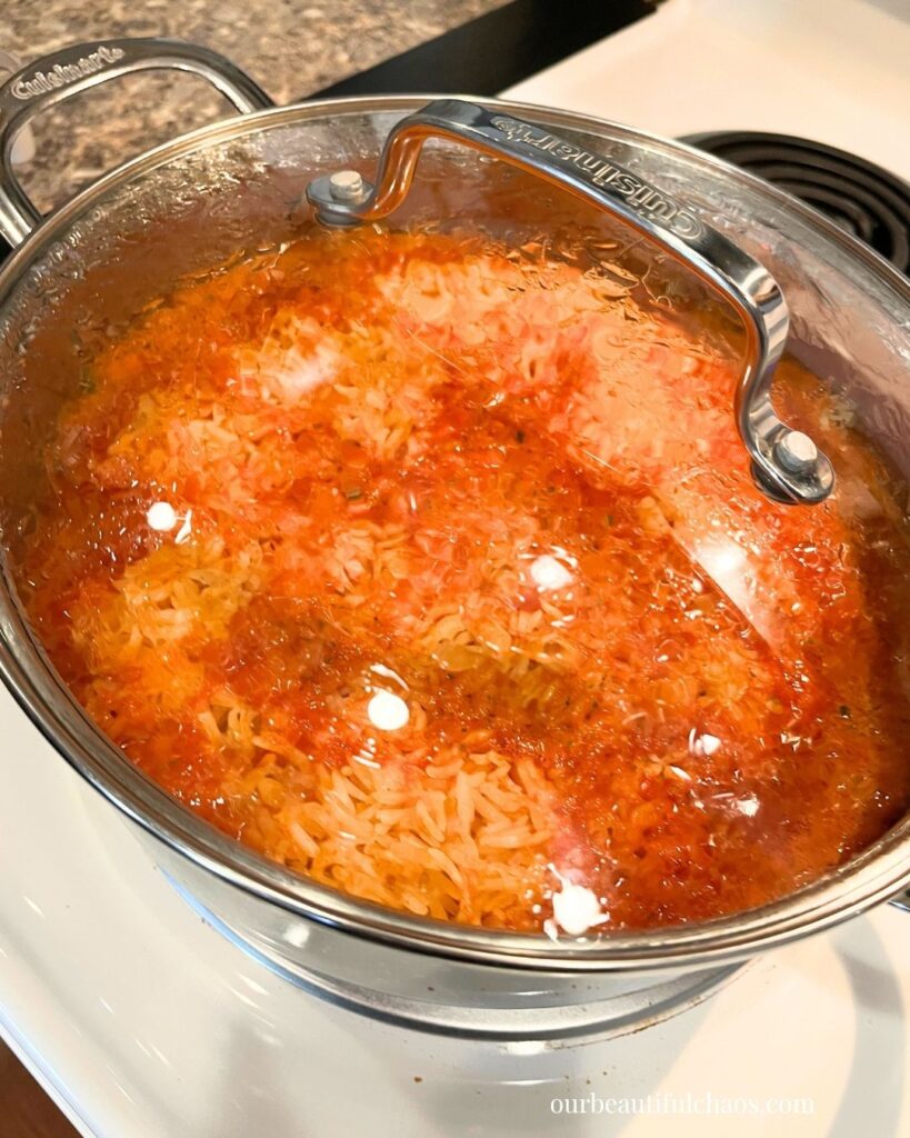 Lazy Skillet Mexican Rice Recipe!