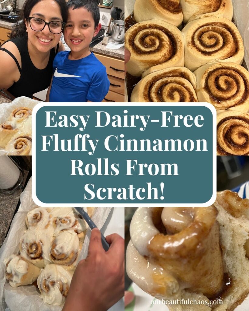 Easy Dairy-Free Fluffy Cinnamon Rolls From Scratch!