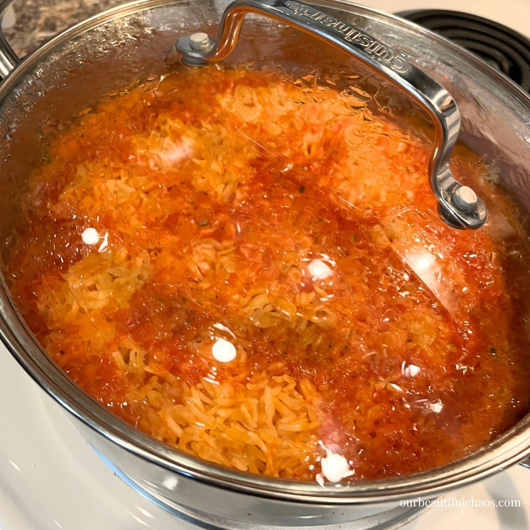 Lazy Skillet Mexican Rice Recipe!