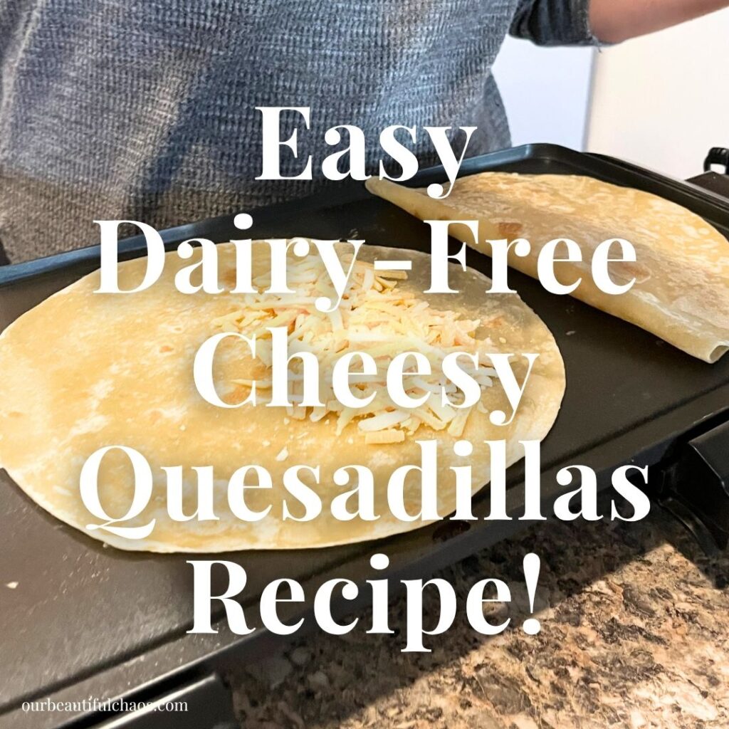 Easy Dairy-Free Cheesy Quesadillas Recipe!