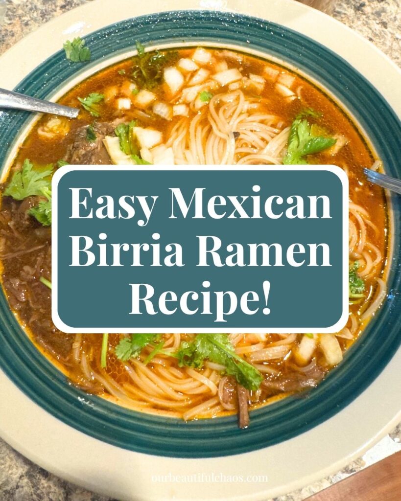 Easy Mexican Birria Ramen Recipe!