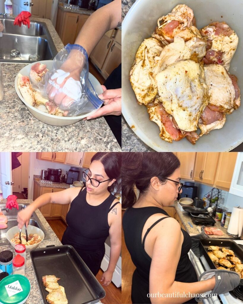 Simple Seasoned Roast Chicken Thighs Recipe!