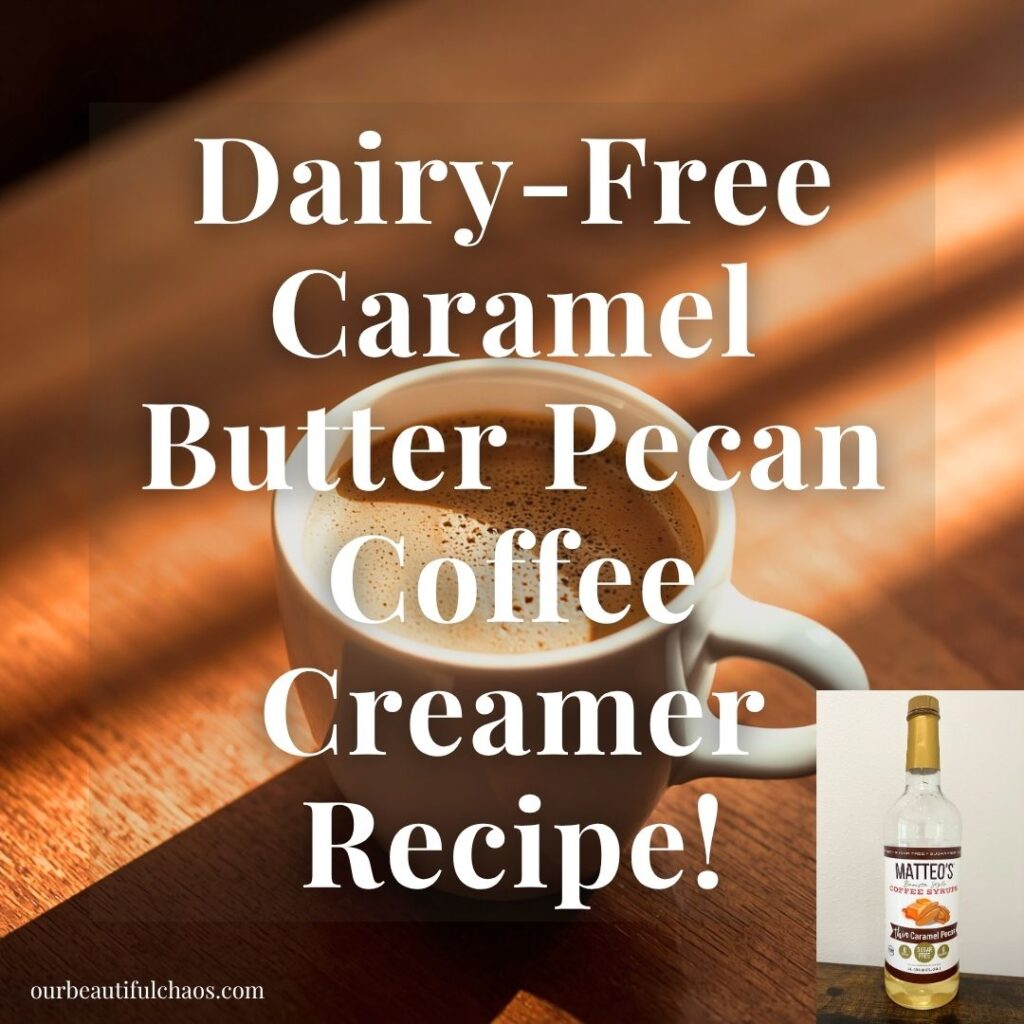 Dairy-Free Caramel Butter Pecan Coffee Creamer Recipe!