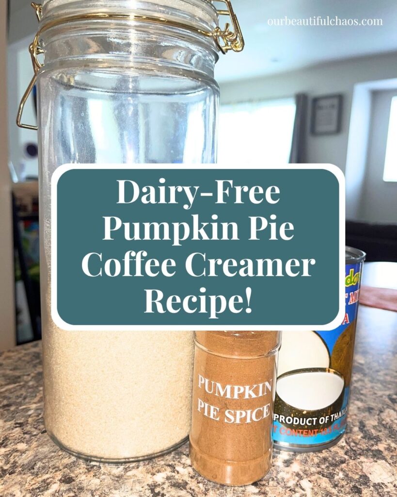 The Best Dairy-Free Pumpkin Pie Coffee Creamer Recipe!