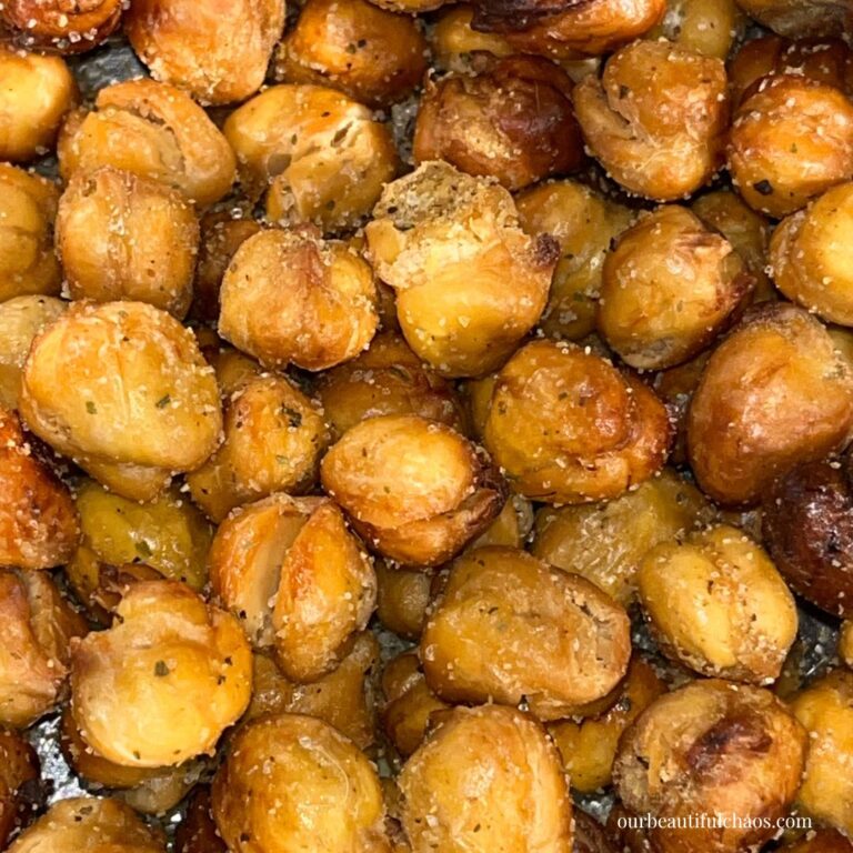 Zesty Garlic and Lime Crunchy Air Fryer Chickpeas Snack Recipe!