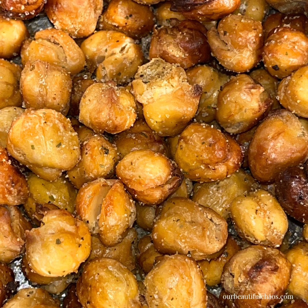 Zesty Garlic and Lime Crunchy Air Fryer Chickpeas Snack Recipe!
