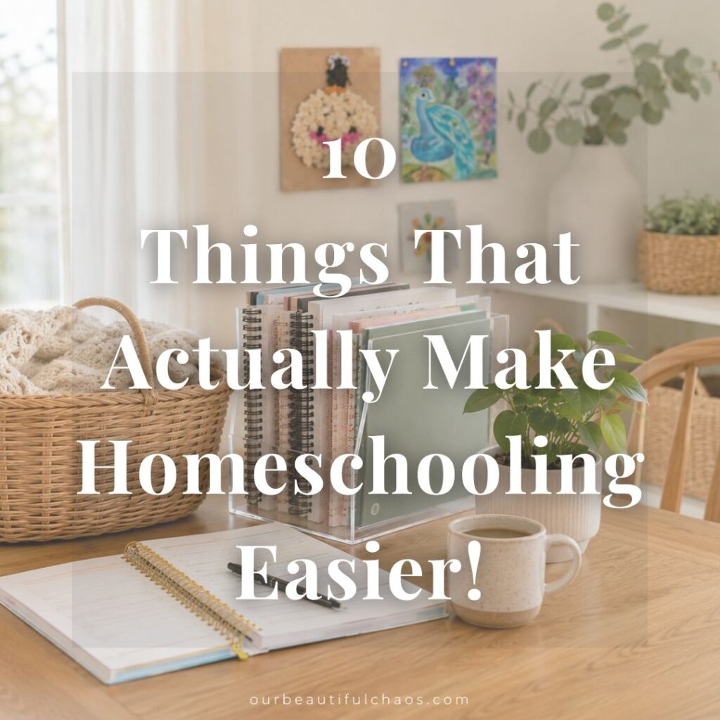 The Top 10 Things That Actually Make Homeschooling Easier In Our Home!
