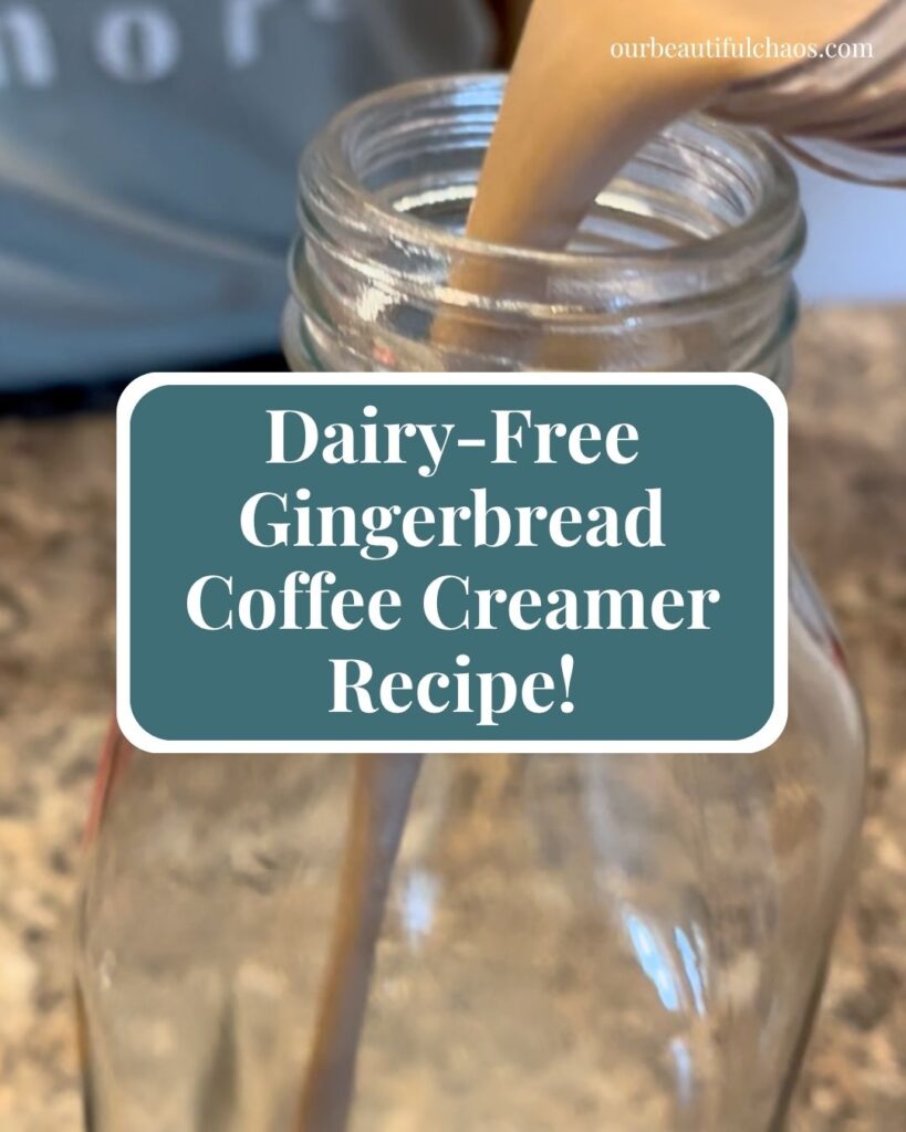 The Best Dairy-Free Gingerbread Coffee Creamer Recipe Made with Molasses!