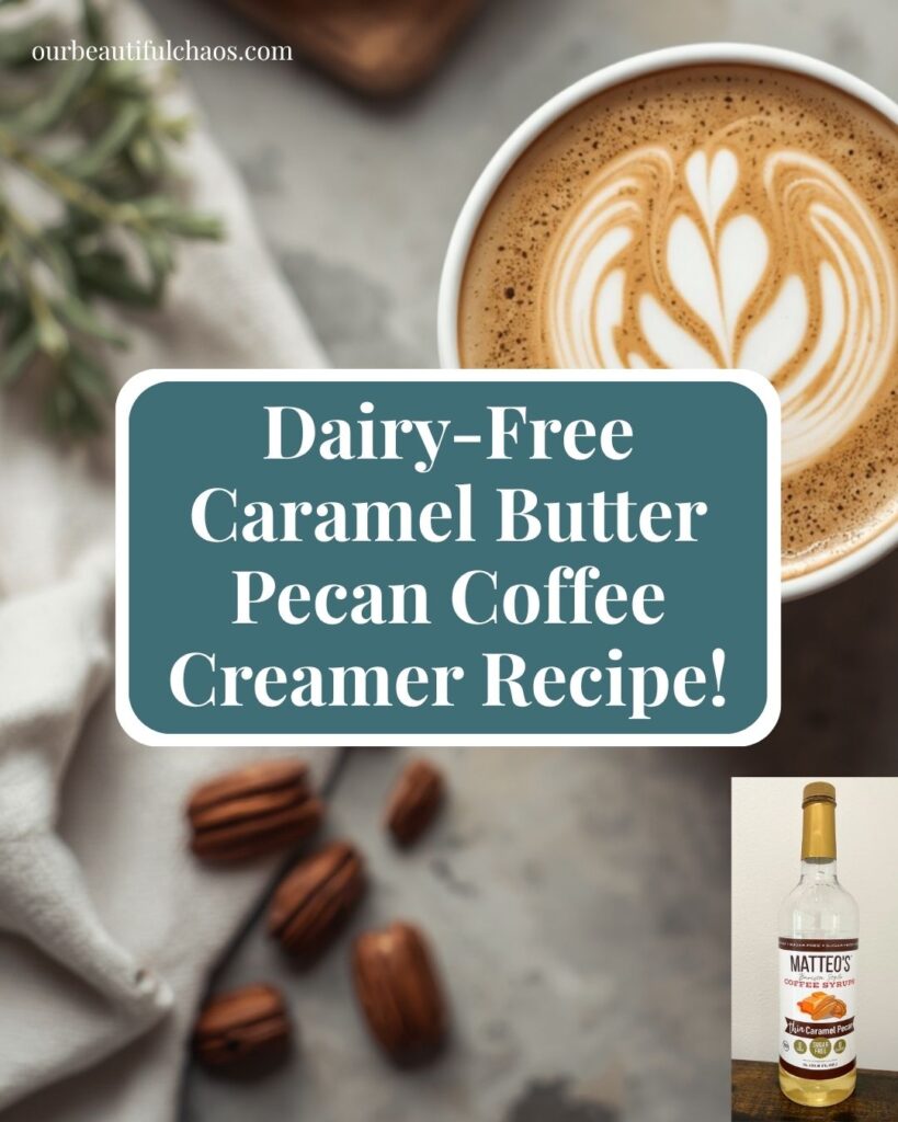Dairy-Free Caramel Butter Pecan Coffee Creamer Recipe!