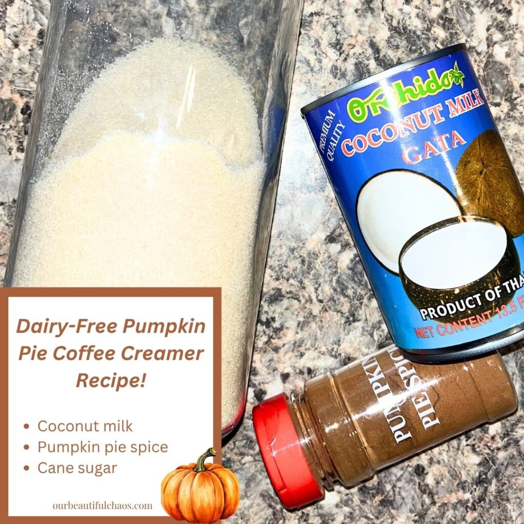 The Best Dairy-Free Pumpkin Pie Coffee Creamer Recipe!