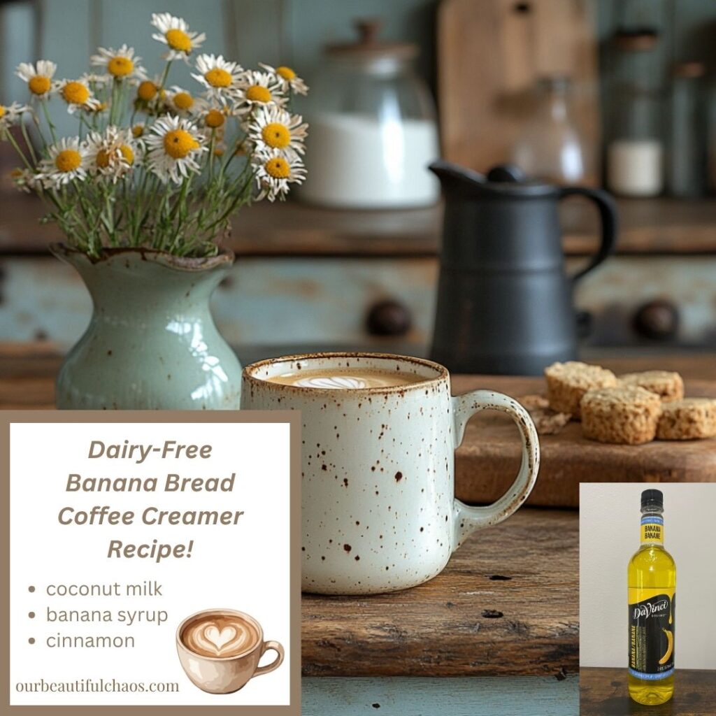 Dairy-Free Banana Bread Coffee Creamer Recipe!