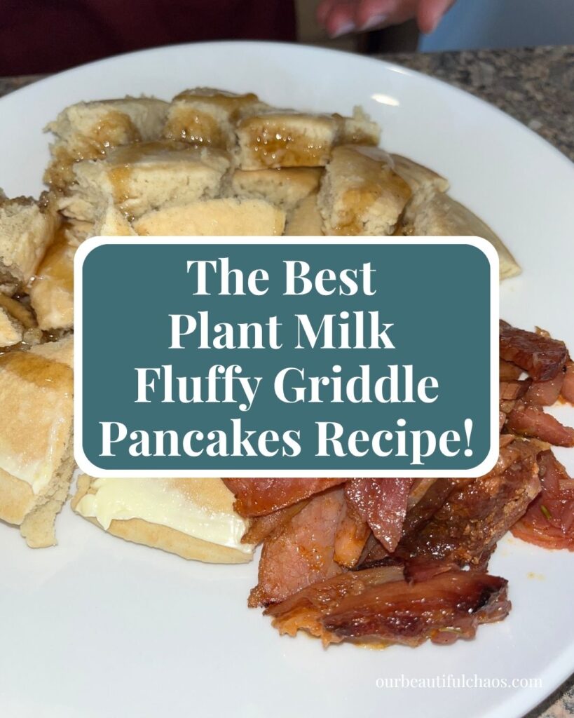 The Best Big Batch Dairy-Free Fluffy Griddle Pancakes Recipe!