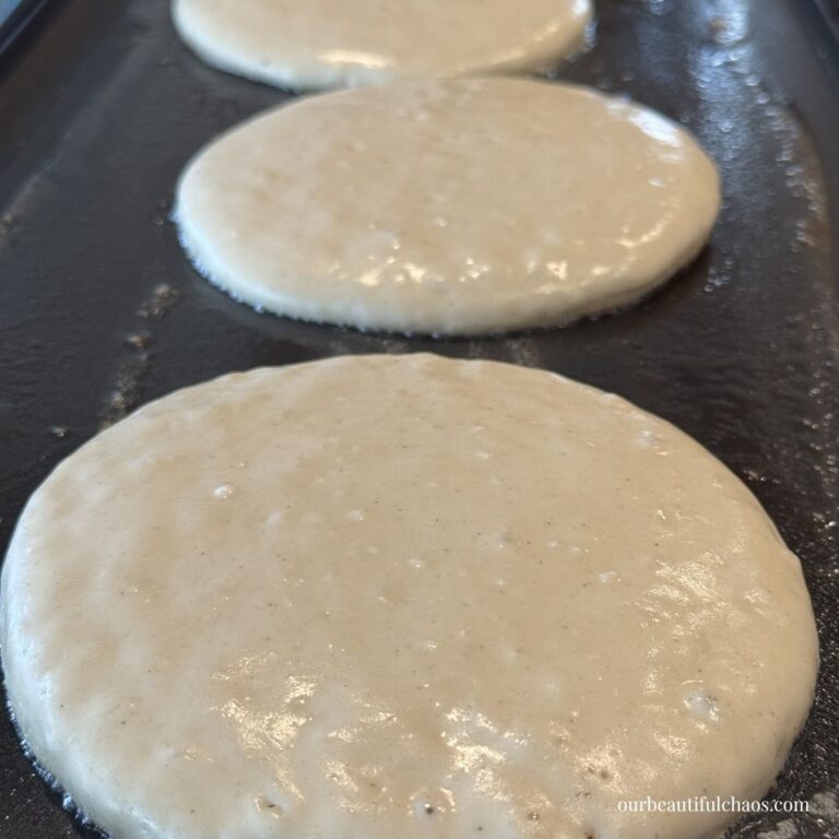 The Best Big Batch Dairy-Free Fluffy Griddle Freezer Pancakes Recipe!