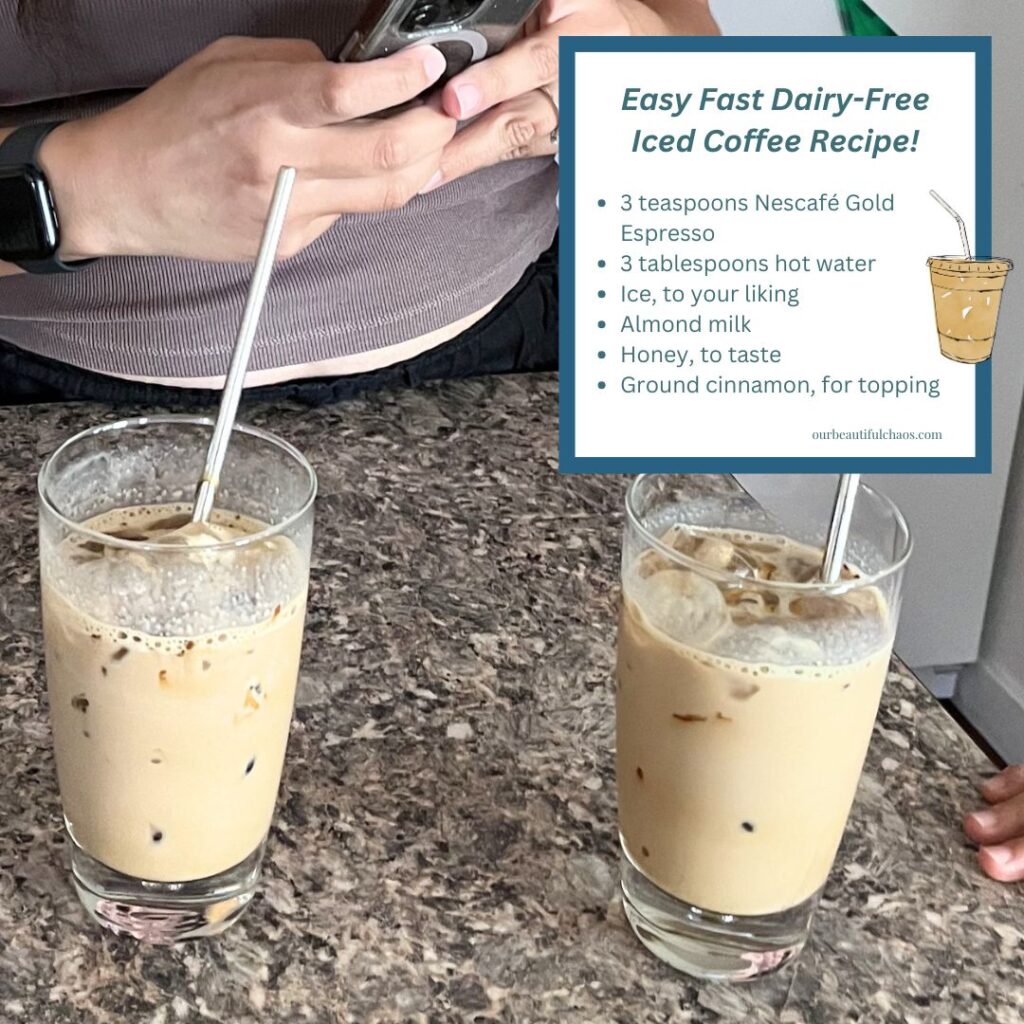 Easy Fast Dairy-Free Iced Coffee!