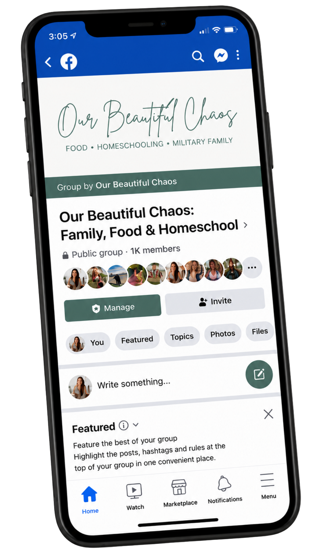 Our Beautiful Chaos Facebook group for easy dairy free recipes and homemaking tips!