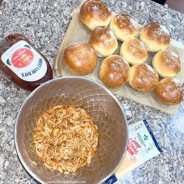 Easy Dairy-Free Instant Pot BBQ Shredded Chicken Freezer Meal!