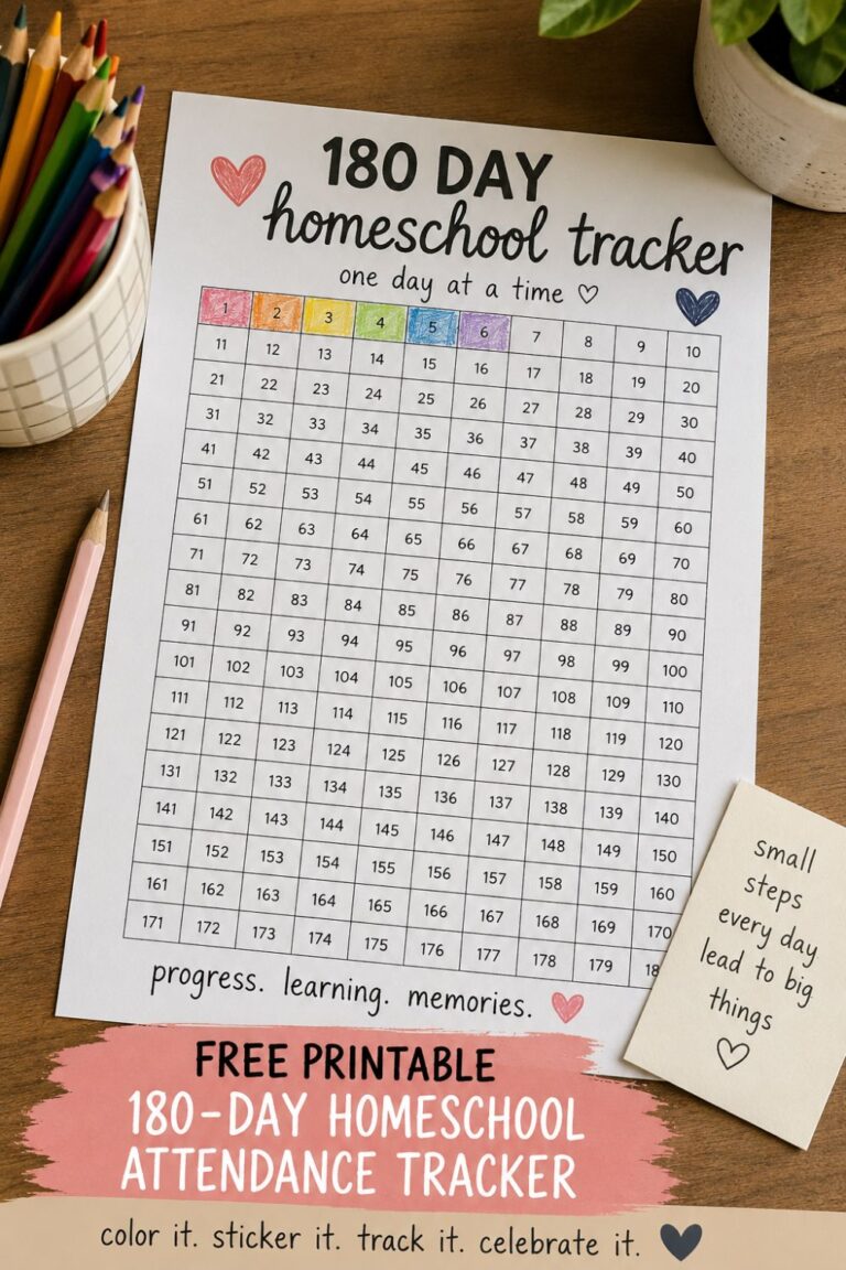 Homeschool Tracker ourbeautifulchaos