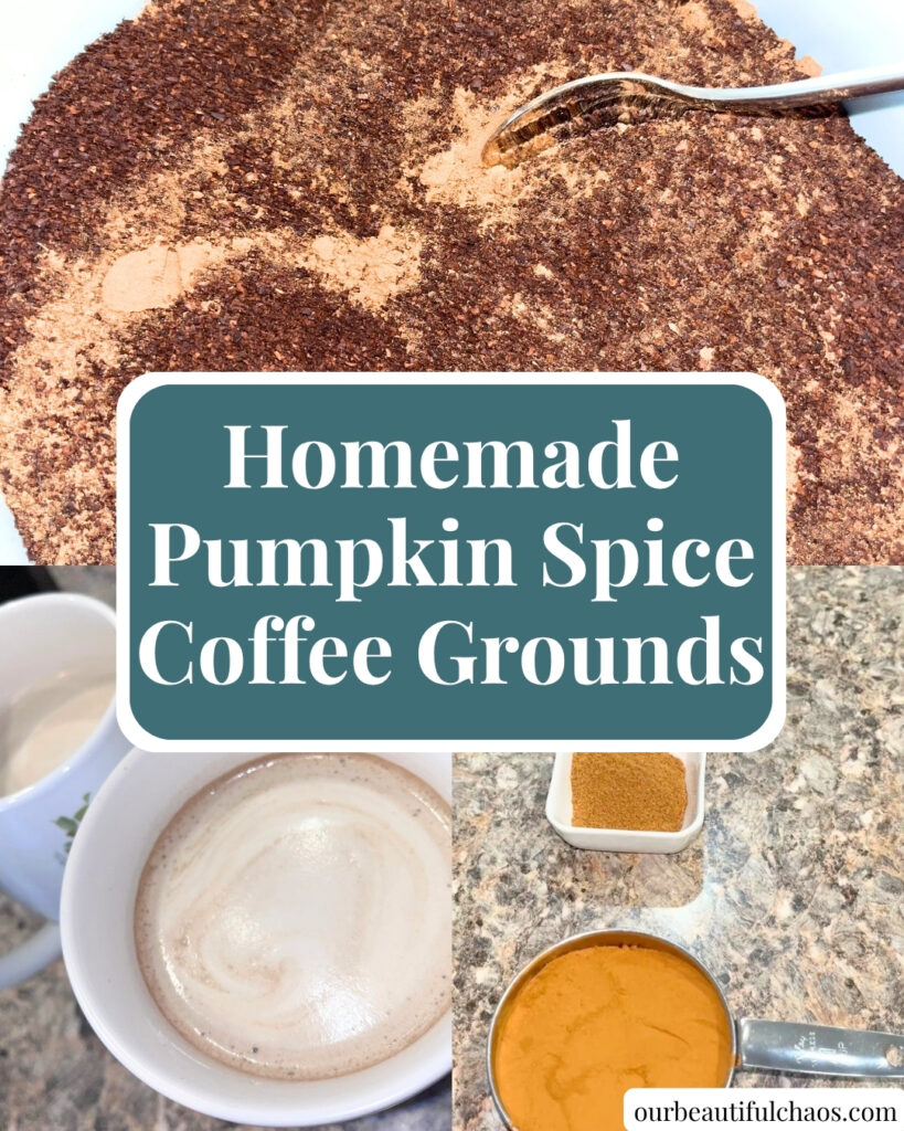 Homemade Pumpkin Spice Coffee Grounds (Easy Fall Flavored Coffee Recipe!)