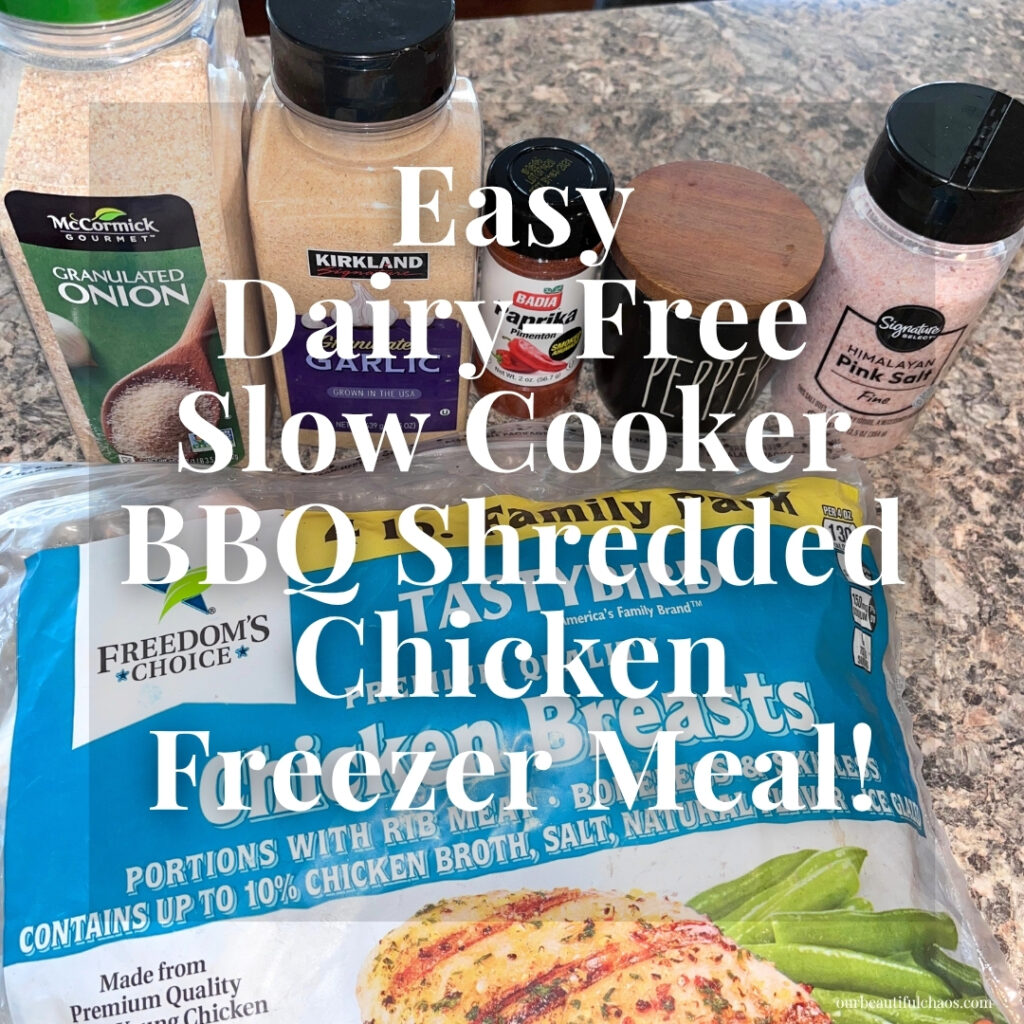 Easy Slow Cooker BBQ Shredded Chicken From Frozen (Dairy-Free)