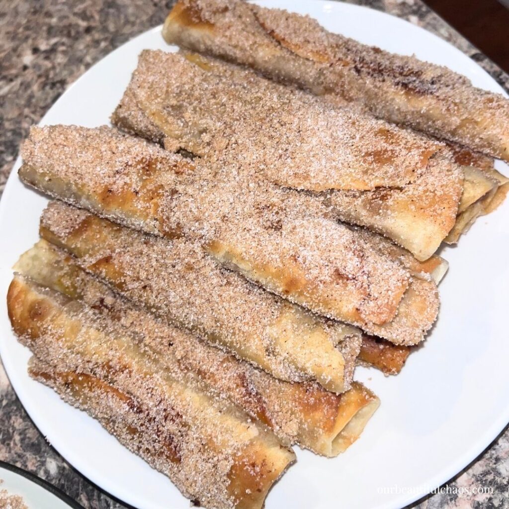 Easy Pumpkin Buñuelos Roll Ups (Vegan & Dairy-Free)