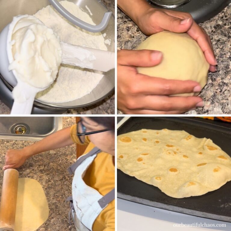 The Best Homemade Stand Mixer Flour Tortillas (Easy 4-Ingredient Recipe)