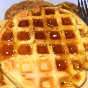 The Best Homemade Pumpkin Spice Eggo Copycat Waffles (Dairy-Free & Freezer-Friendly!)