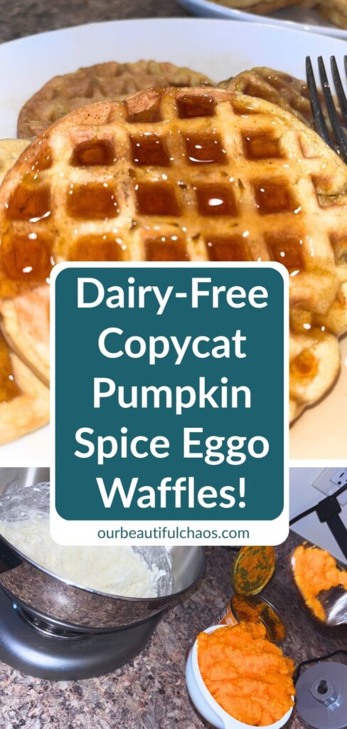 The Best Homemade Pumpkin Spice Eggo Copycat Waffles (Dairy-Free & Freezer-Friendly!)