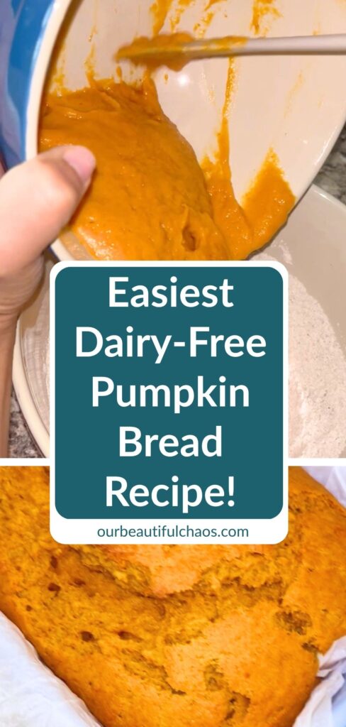 The Best Dairy-Free Pumpkin Bread Recipe (Soft, Moist & Perfect for Fall!)