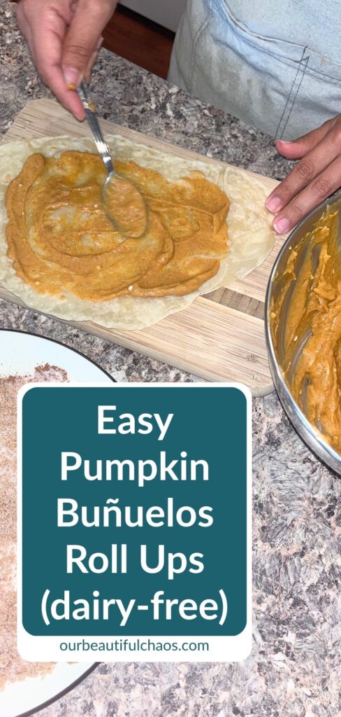 Easy Pumpkin Buñuelos Roll Ups (Vegan & Dairy-Free)