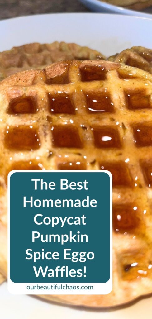 The Best Homemade Pumpkin Spice Eggo Copycat Waffles (Dairy-Free & Freezer-Friendly!)